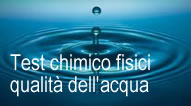 Test chimico fisici sulla qualità dell'acqua